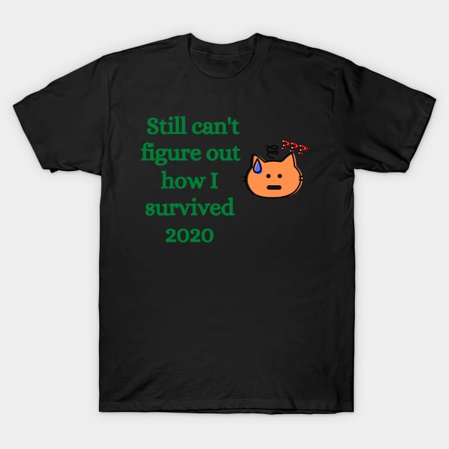 Confused cat T-Shirt by Aversome